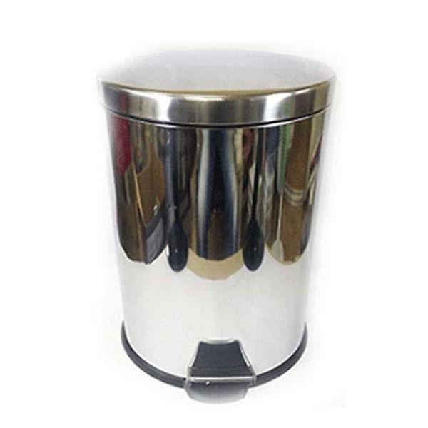  코스모스 스텐 페달휴지통 (8L) 휴지통 쓰레기통