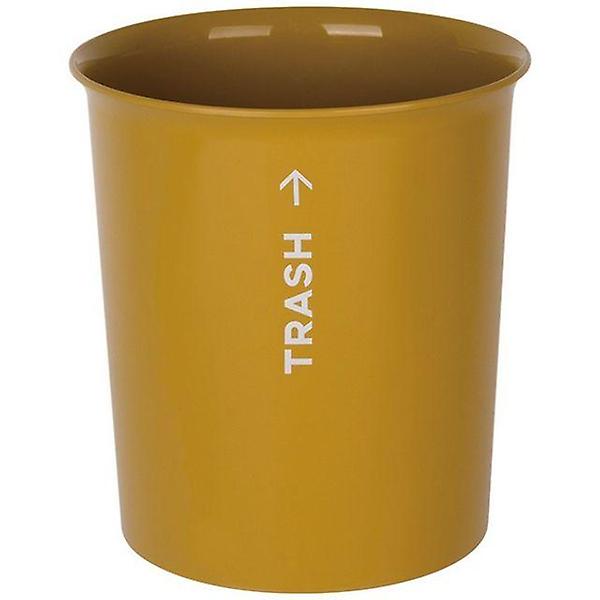  트래쉬 오픈휴지통 머스타드 5L 창신리빙