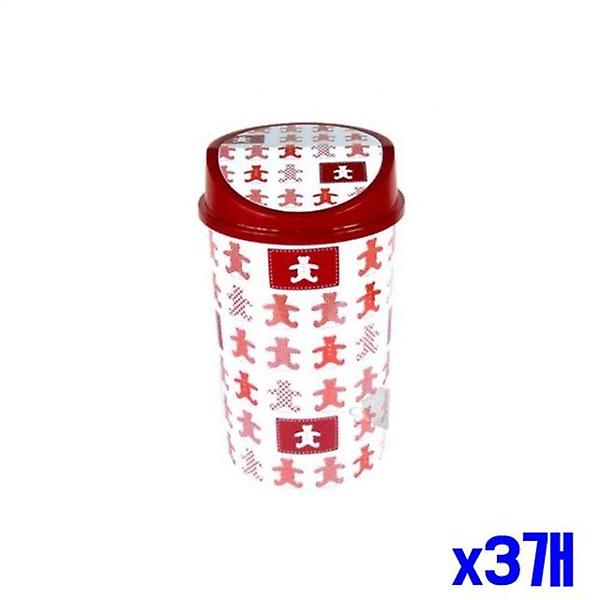  스윙 뚜껑형 휴지통 대 x3개 생활용품 가정용휴지통