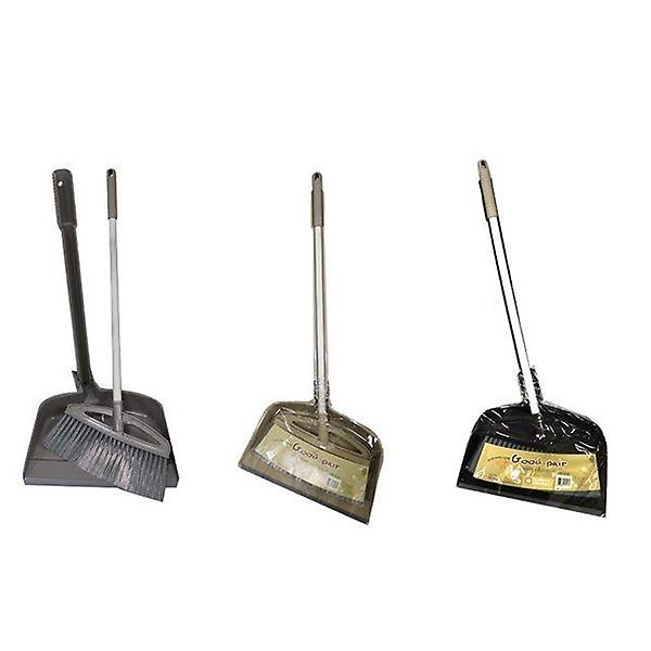  빗자루 쓰레받이 일체형 세트 색상랜덤