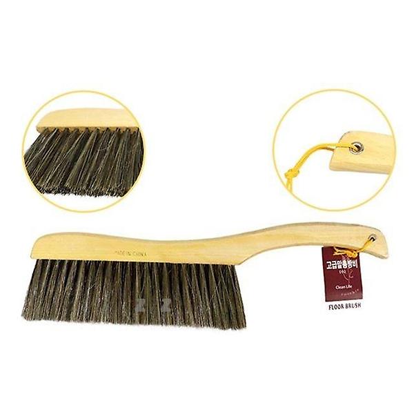  고급 말총비 (소-약42.5cm) T형 빗자루 바닥청소
