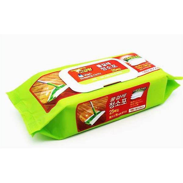  원터치마개 물걸레 청소포 대형 25매 38x20