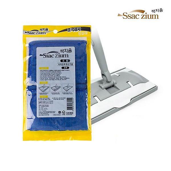  사각 집게 청소기 교체용 초극세사 방걸레 2p