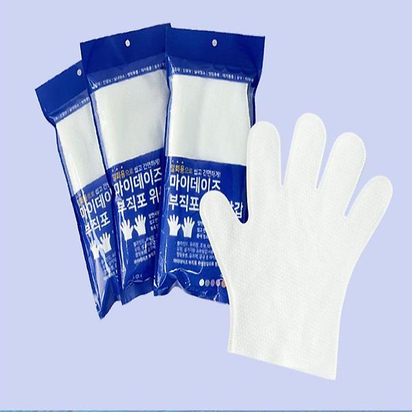  일회용 손걸레 부직포 위생 장갑 청소장갑 10p x 3개