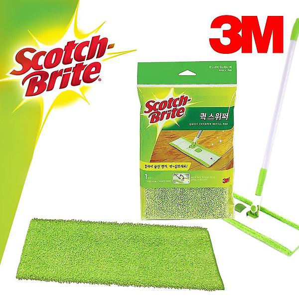  3M621 퀵스위퍼 극세사 융 리필패드 43x14cm