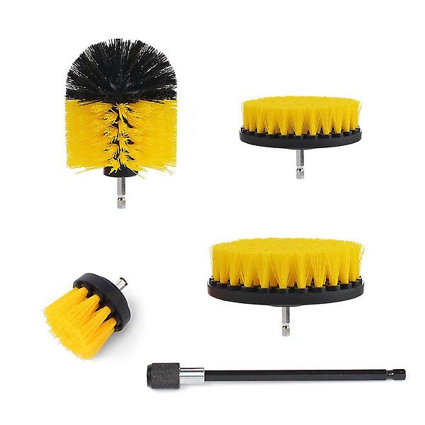  7day 전동드릴 청소솔 4종세트(옐로우) 브러쉬