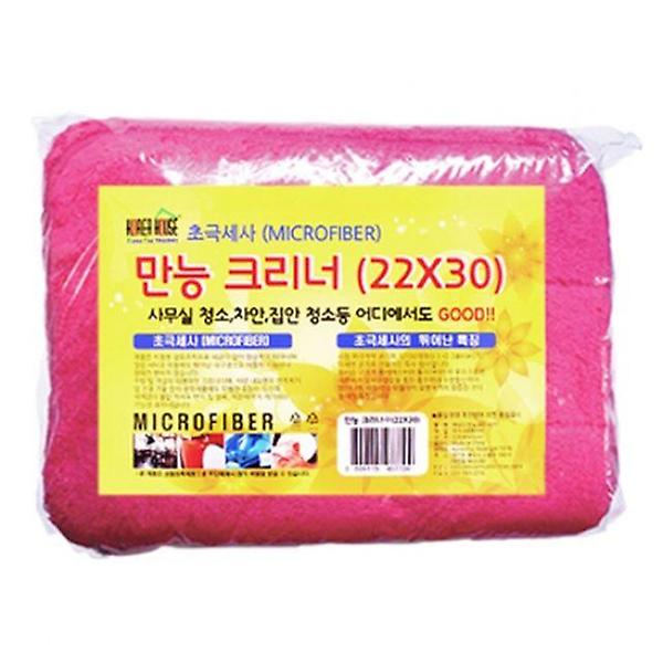  (set)극세사 만능크리너22x30 1P핑크 20개