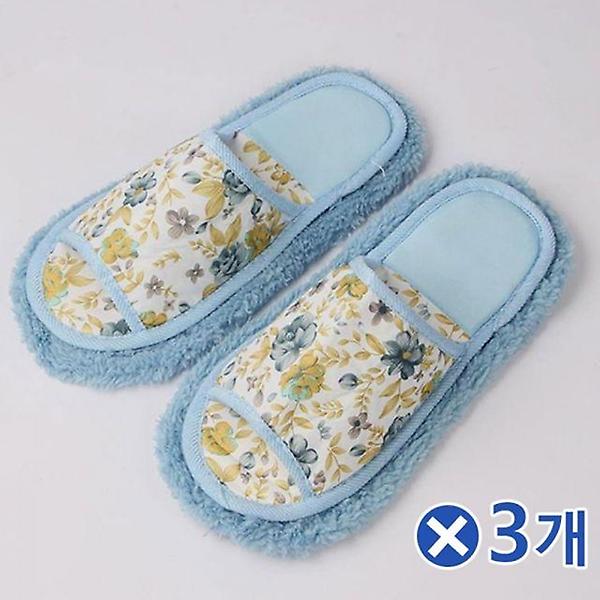  바닥청소 탈부착 청소신발-색상랜덤x3개 거실청소용품