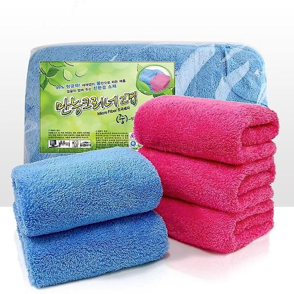  극세사 고급 만능크리너 복실이 걸레 세차 (중) 10P