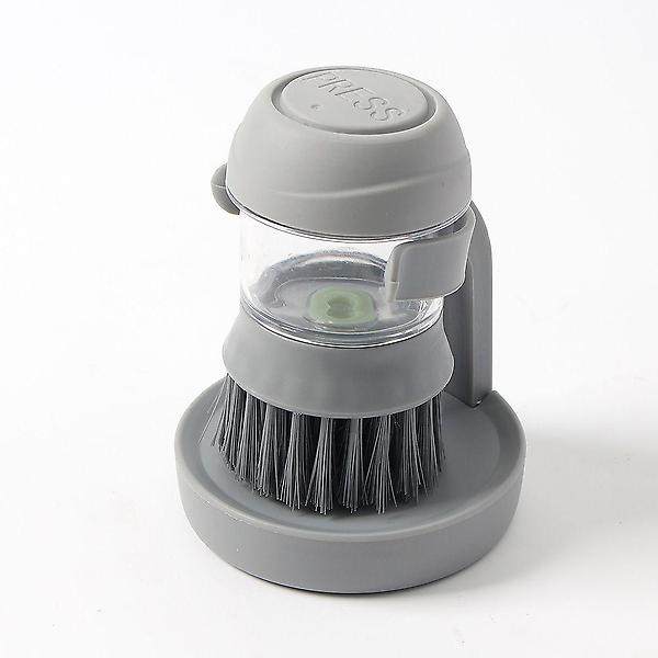  7day 세제펌프 주방 브러시(그레이) 수세미 세척솔