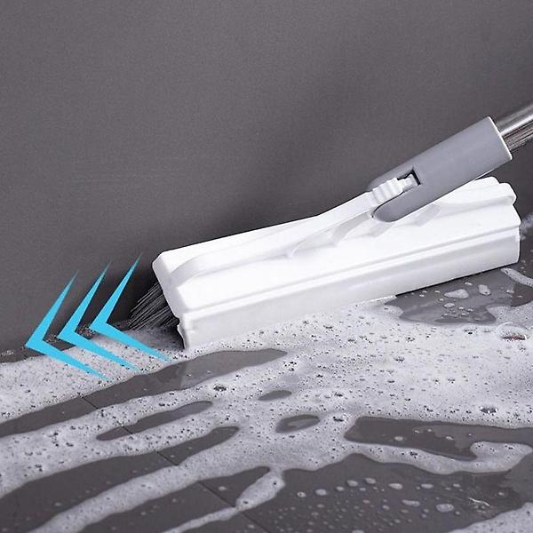  바닥 청소솔 스퀴지 틈새 2in1 화이트