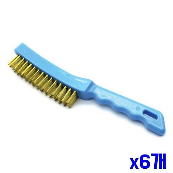  뛰어난 내구성 황동 브러쉬-중 x6개