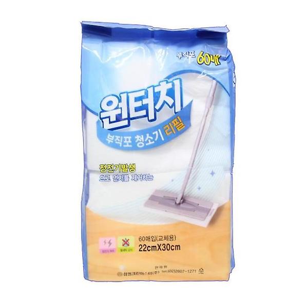  부직포 청소기 리필용 60매 정전기청소포 먼지청소포