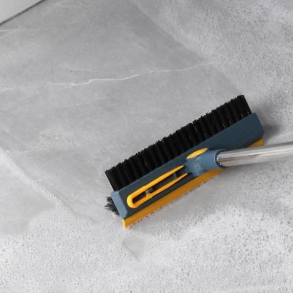  욕실 베란다 모서리 틈새 청소솔 스퀴지 3in1 화이트