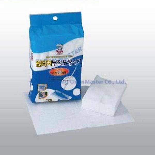 부직포 청소기 청소폼 물 걸레 거실 바닥 리필 60매