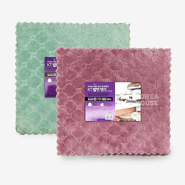  초극세사 벨벳크리너 30x30 10매입 1P 먼지 얼룩 세차