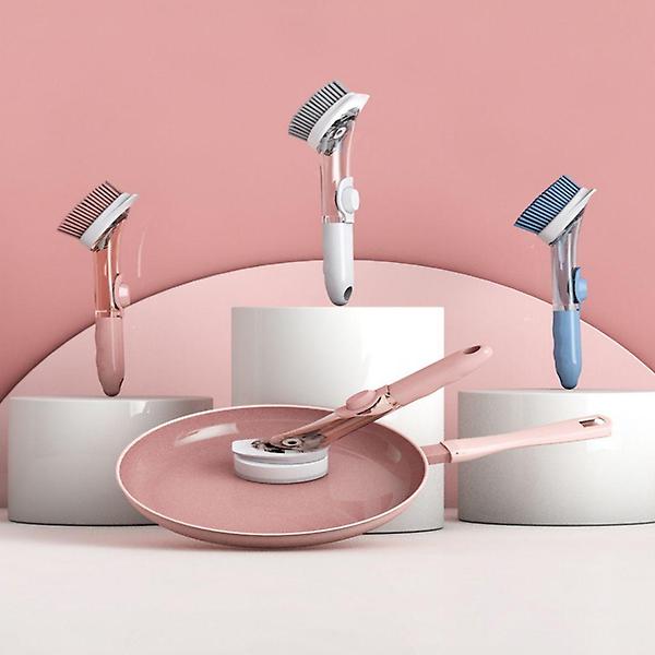  원터치 세제 반자동분사 청소 및 설거지 솔+스펀지 4p