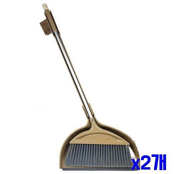  심플 빅자루 쓰레받기 세트 x2개