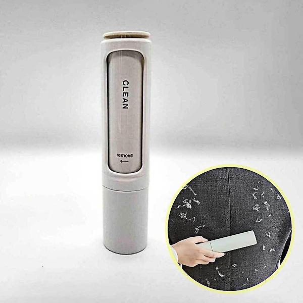  흰색 롤러 제거기 먼지털기 보풀 먼지떨이개 먼지