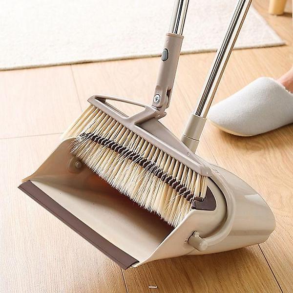  클린데이 빗자루 쓰레받기 세트 미용실 긴빗자루