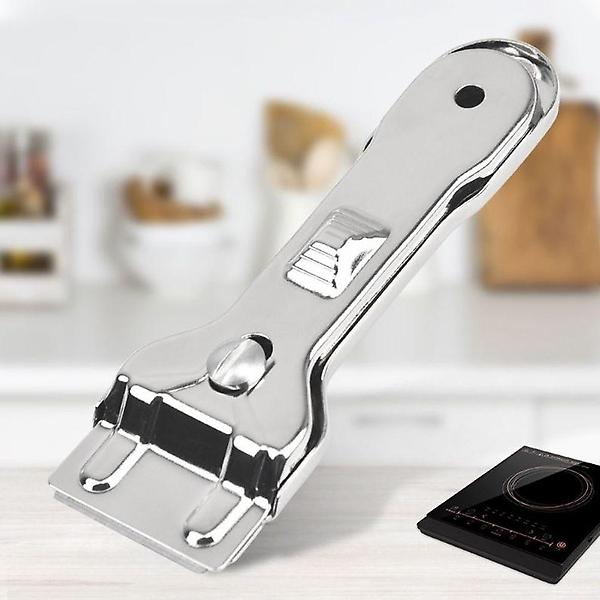  인덕션 스크래퍼 그리들 긁개 칼날 청소 전자레인지