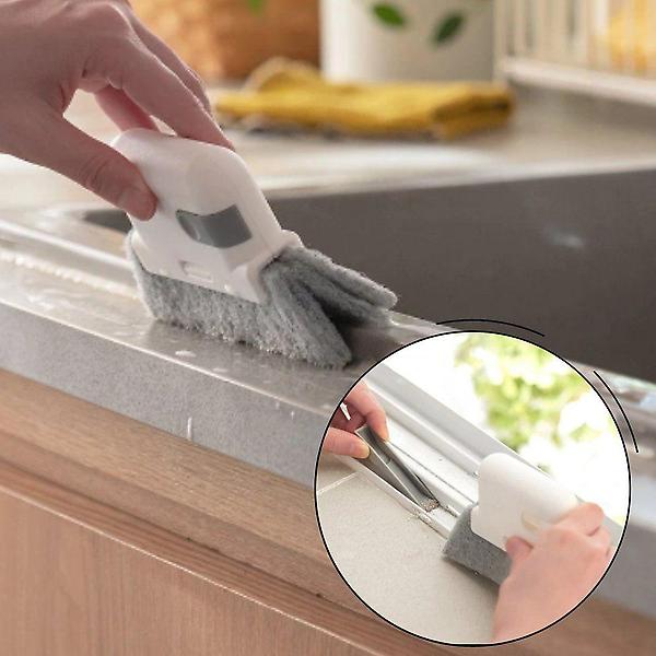  창문틀 싱크대 틈새 클리닝 2IN1 그루브 청소브러쉬
