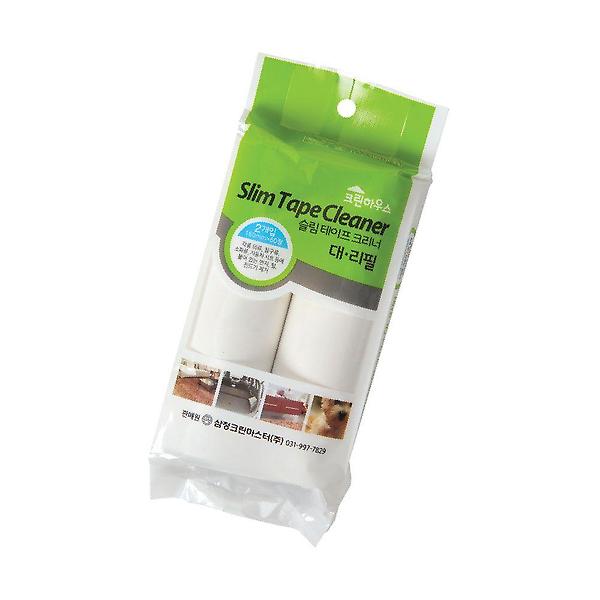  먼지제거 슬림 테이프 크리너 (대) 리필 2개세트