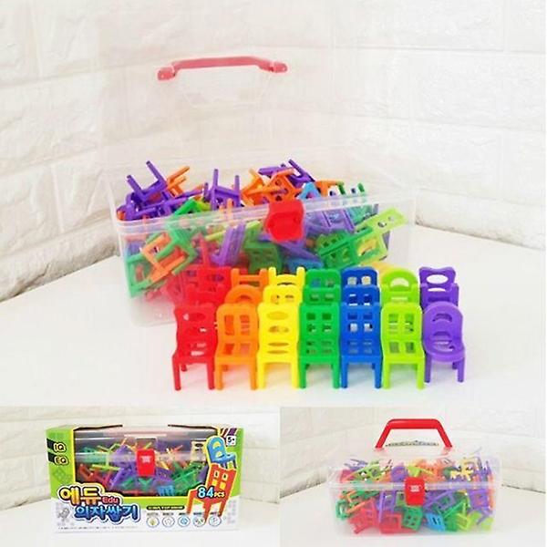  의자쌓기 84pcs 보관함 포함