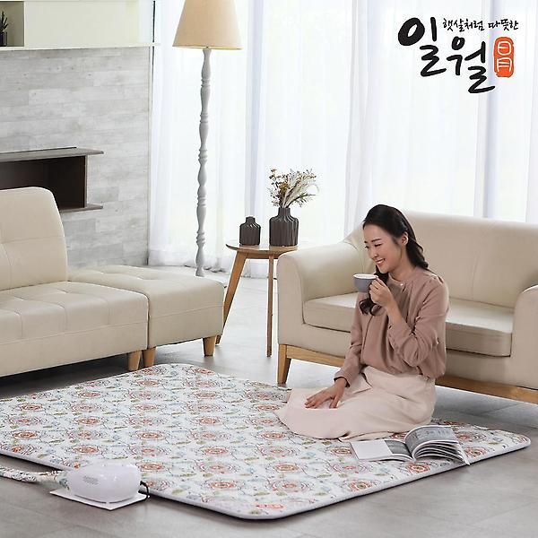  일월 품안애 왕꽃 온수매트 선택형 싱글 퀸 온열 전기장판