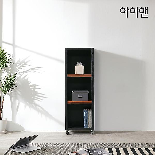  아이앤 리엘 430 이동식 3단책장 DF