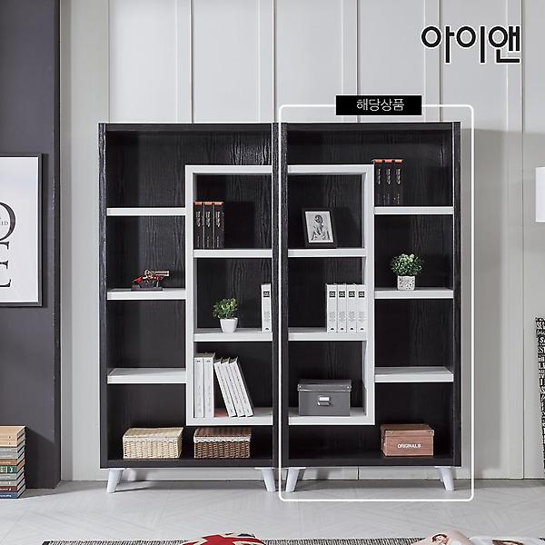  아이앤 세르빌 4단 840 우측 디자인 책장 DF