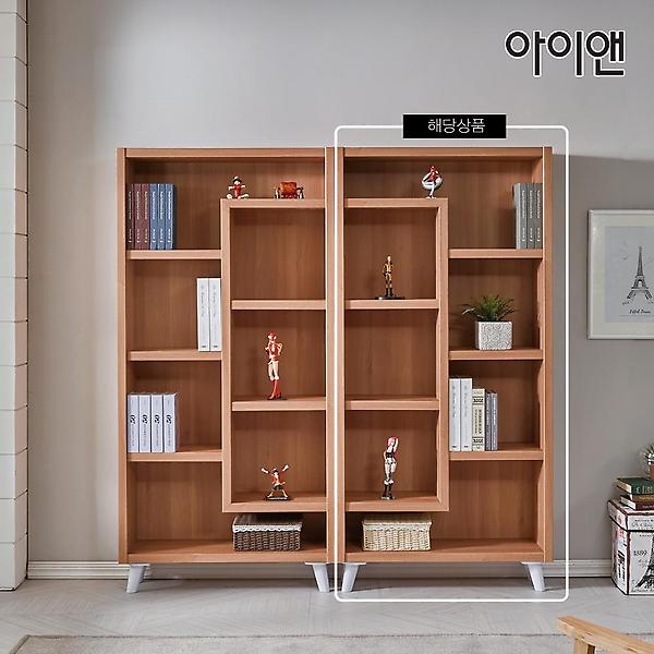  아이앤 세르빌 4단 840 우측 디자인 책장 DF