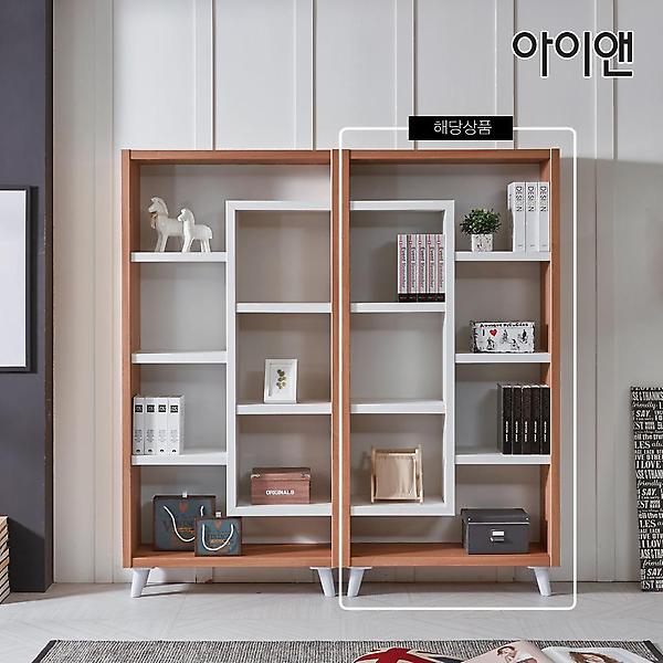  아이앤 세르빌 4단 840 우측 디자인 책장 DF