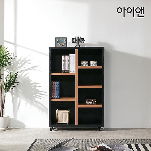  아이앤 리엘 840 이동식 3단책장 DF
