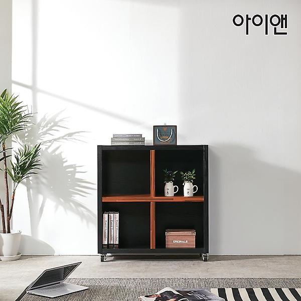  아이앤 리엘 840 이동식 2단책장 DF