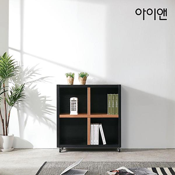  아이앤 리엘 840 이동식 2단책장 DF