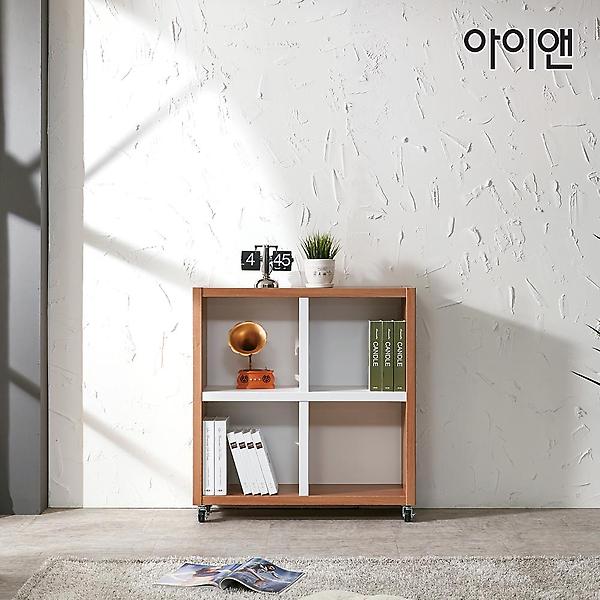  아이앤 리엘 840 이동식 2단책장 DF