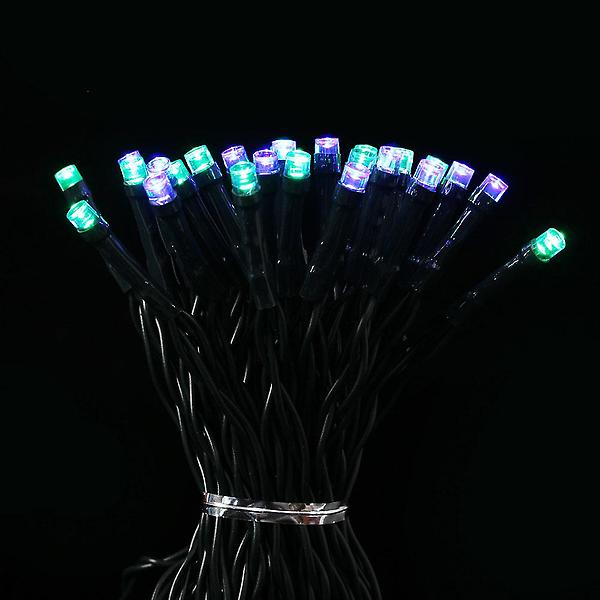  [도토로] 태양광 50구 검정선 LED 컬러 전구(5m) 이벤트조명