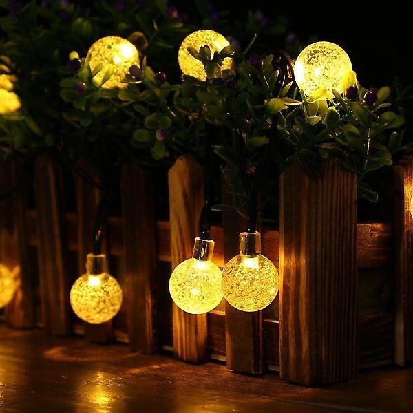  [도토로] 태양광 LED 100구 스노우볼 가랜드 전구 캠핑조명