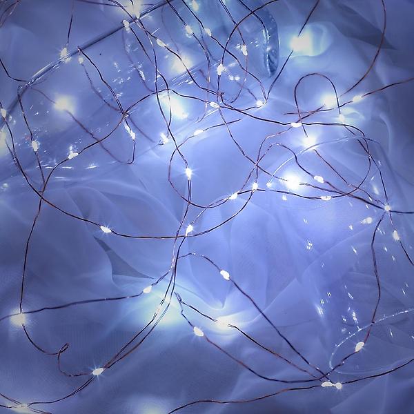  [도토로] 태양광 LED 300구 와이어 전구(30m) (백색) 캠핑조명