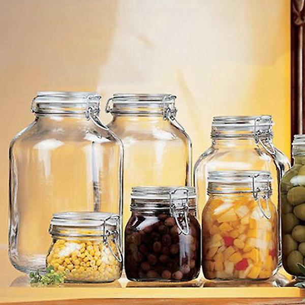  보르미올리 피도 유리 밀폐용기 투명 3,000ml 유리병 원두보관통