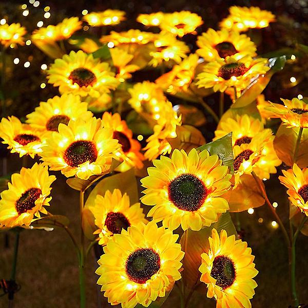  솔라가든 해바라기 LED 태양광 꽃정원등