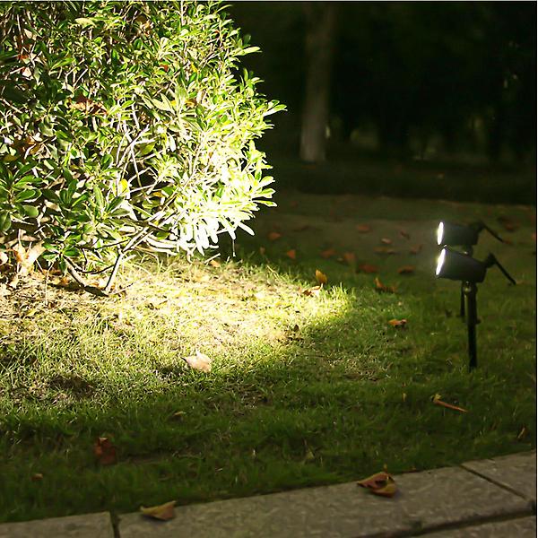  솔라가든 뷰 9구 LED 태양광 정원등 H-14(웜색)