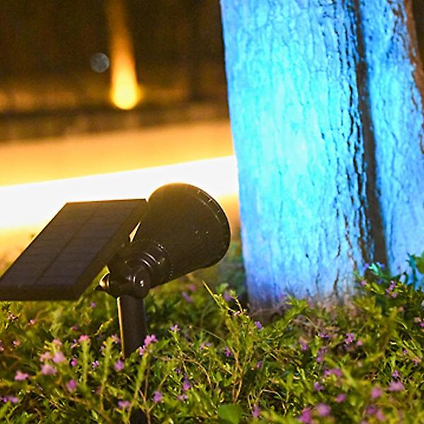  솔라가든 뷰 4구 LED 태양광 정원등 H-11(RGB컬러)