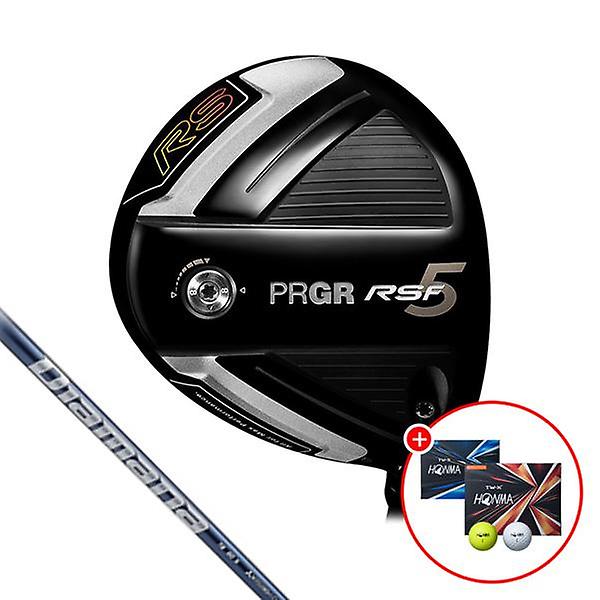  프로기아 PRGR RS 5 F 커스텀 남성 드라이버 (다이마나 TB) + 혼마 우레탄 골프공