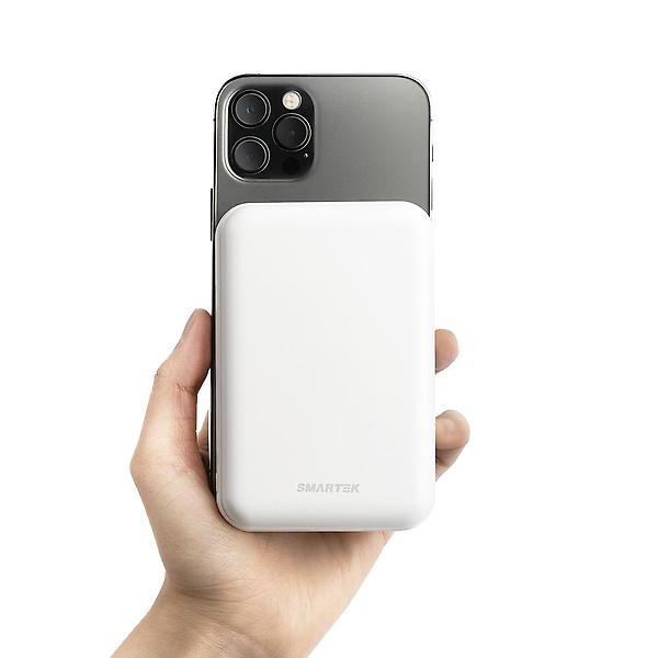  스마텍 5100mAh 맥세이프 마그네틱 유무선 고속충전 보조배터리 STPB-MS5