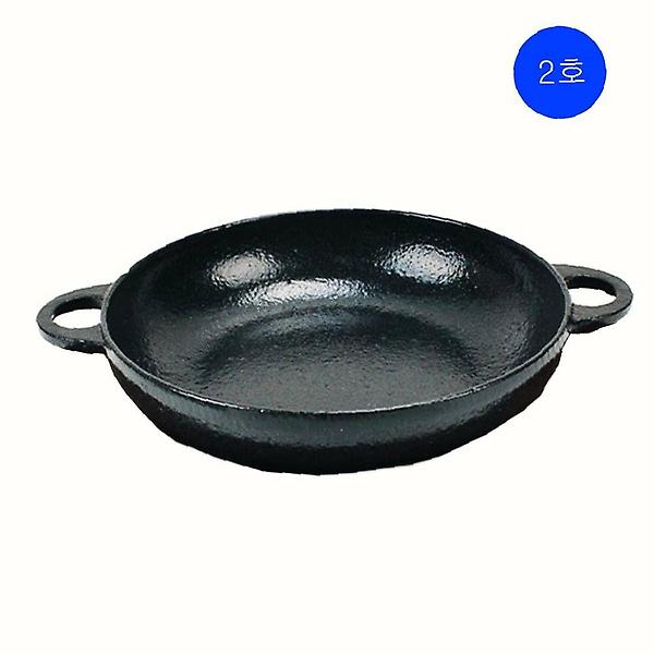  통주물 2호 도나베 주물팬 무쇠 볶음팬