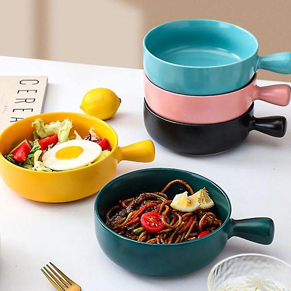  세라믹 손잡이 오븐그릇 1P 앞접시 도자기 그릇 용기