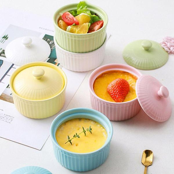  세라믹 베이킹 뚜껑 미니 오븐그릇 1P 도자기 용기