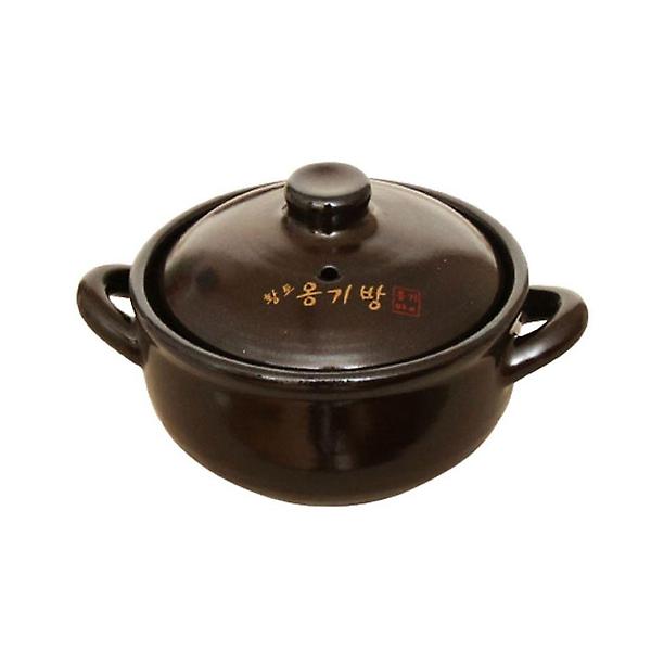  황토 도자기 내열냄비 찜기 1P 찌개 계란찜 뚝배기